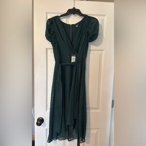 NWT dark green gorgeous Tommy Hilfiger dress, size 8